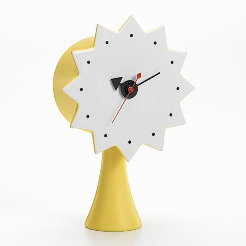 【廃番】Vitra(ヴィトラ)置時計 Ceramic Clock(セラミック クロック)MODEL#2 イエロー