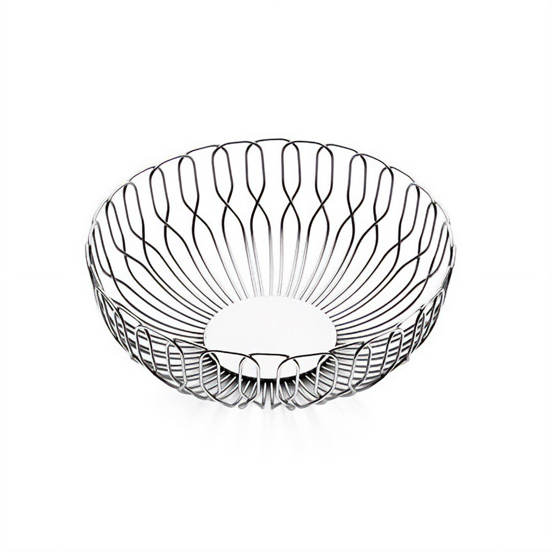 ALFREDO Bread basket S シルバー H77×Φ205mm