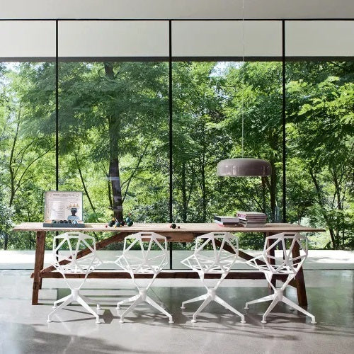 CHAIR_ONE_4STAR 座面回転式 ブラック SH450mm