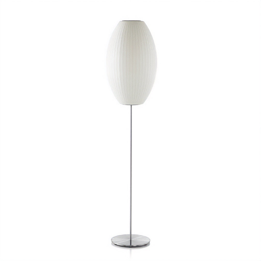 NELSON BUBBLE LAMP Cigar Lotus Floor Lamp M ニッケル H1460mm