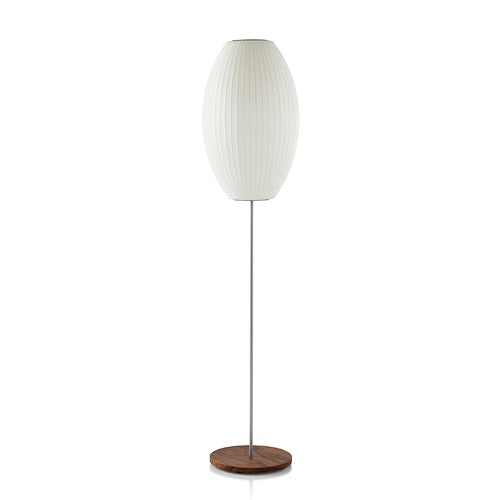 NELSON BUBBLE LAMP Cigar Lotus Floor Lamp M ウォルナット