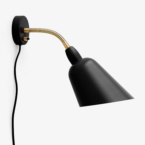 【廃番】&tradition(アンド・トラディッション)「 BELLEVUE WALL LAMP(ベルビュー・ウォールランプ)AJ9」ブラック+ブラス(ランプ別売)