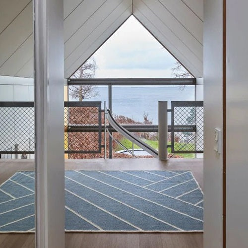 VIBEKE KLINT RUG VK-2 1.7×2.4m ブルー × ホワイト ブルー/ホワイト 約W1700mm