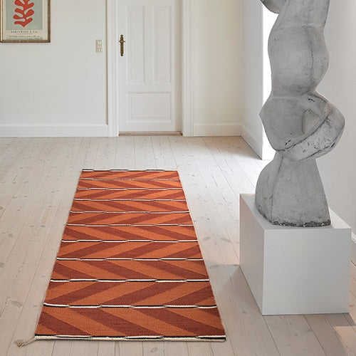 VIBEKE KLINT RUG VK-6 1.7×2.4m レッド × オレンジ レッド/オレンジ 約W1700mm