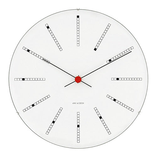 【廃番】ARNE JACOBSEN(アルネヤコブセン)掛時計 Bankers(バンカーズクロック)290mm ホワイト