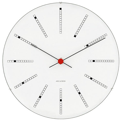 【廃番】ARNE JACOBSEN(アルネヤコブセン)掛時計 Bankers(バンカーズクロック)480mm ホワイト