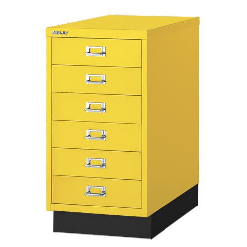 BISLEY/ビスレー BA3/6シリーズ A3キャビネット 引き出し6段 レッド