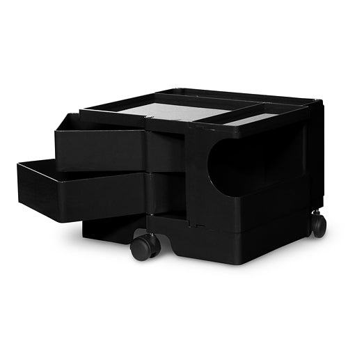 BOBY WAGON 1段2トレイ ブラック H315mm