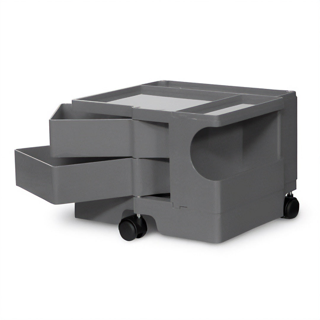 【取扱終了】BOBY WAGON 1段2トレイ トルネードグレー H315mm
