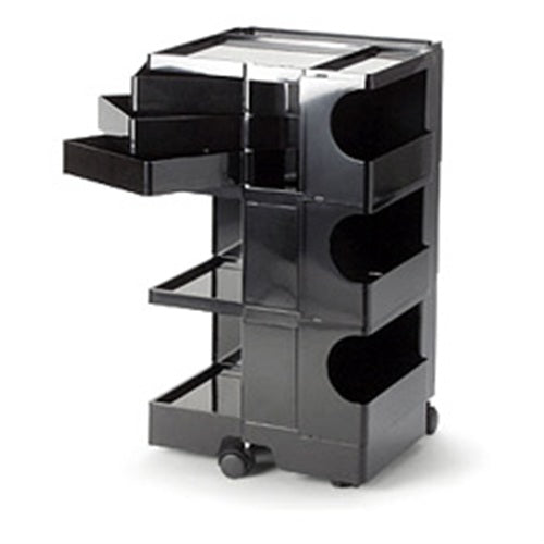 BOBY WAGON 3段3トレイ ブラック H740mm - YAMAGIWA OnlineStore