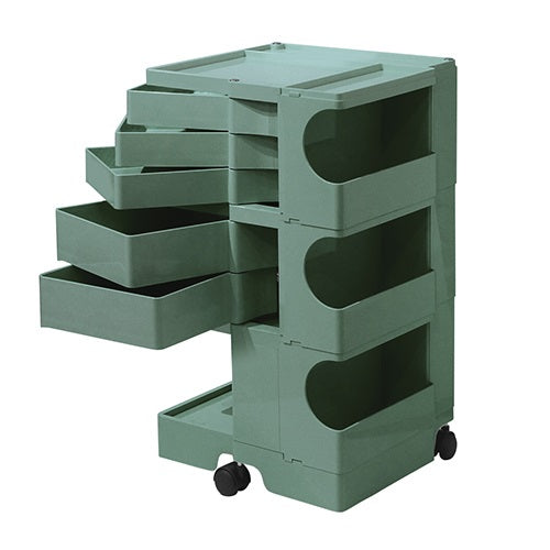 【廃番】B-LINE(ビーライン)収納ワゴン BOBY WAGON(ボビーワゴン) 3段5トレイ / ベルディグリ