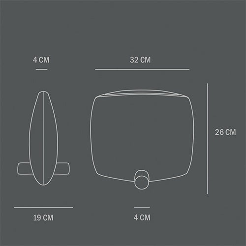 【廃番】GuggenheimVaseSquare コーヒー H260mm