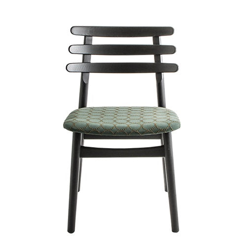 【廃番】FDB Mobler(モブラー)J48チェア & Dop tambourine green オークブラック