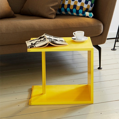 【廃番】Wohnbedarf(ヴォーンベダルフ)スツール 「Ulm Stool / ウルムスツール」イエロー