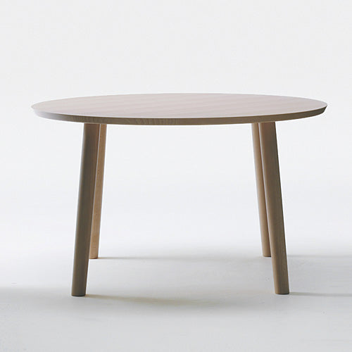 HIROSHIMA ラウンドテーブル ビーチ/ナチュラル W1200mm - YAMAGIWA