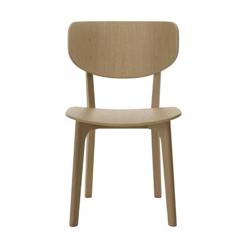 Roundish チェア オーク材ナチュラルホワイト SH426mm - YAMAGIWA