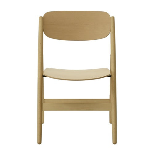 【一時中止】HIROSHIMA フォールディングチェア ビーチ/ナチュラル SH430mm