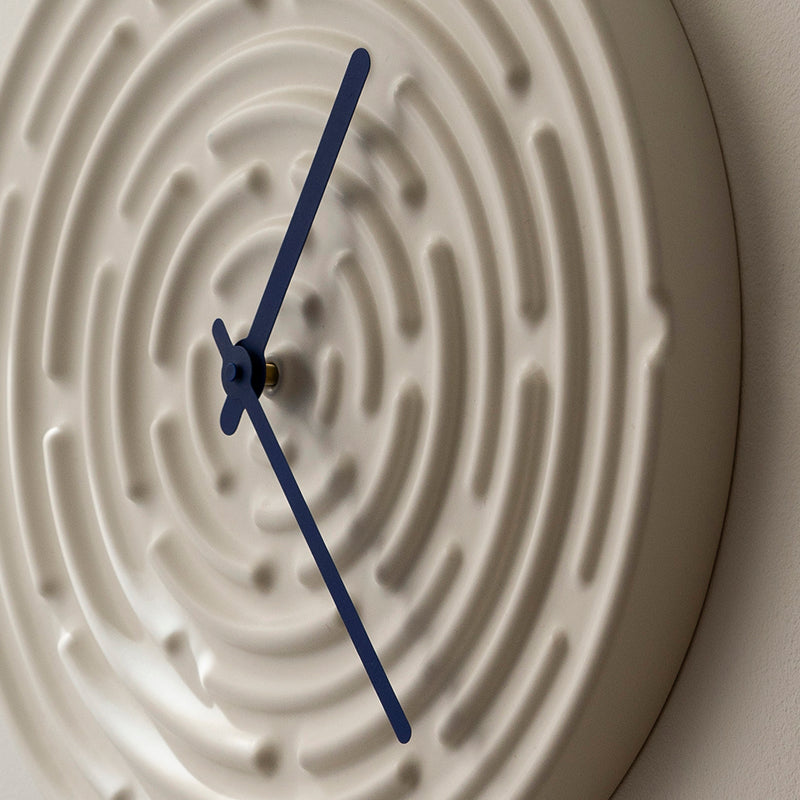 Minos wall clock フリージアイエロー / ダークグリーン Φ420mm