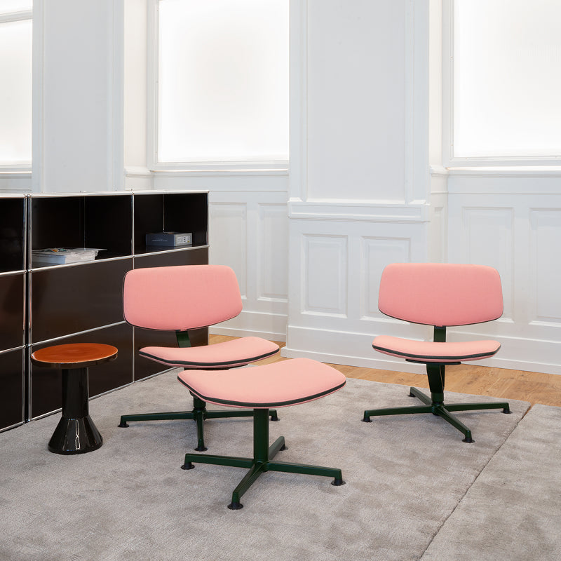 ARBA Ottoman RE-WOOL ライトグレー / ライトグレーファブリック W445mm