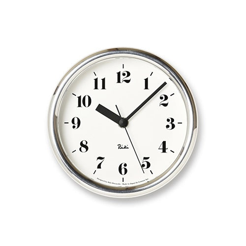 RIKI ALUMINUM CLOCK アルミニウム W160mm - YAMAGIWA OnlineStore