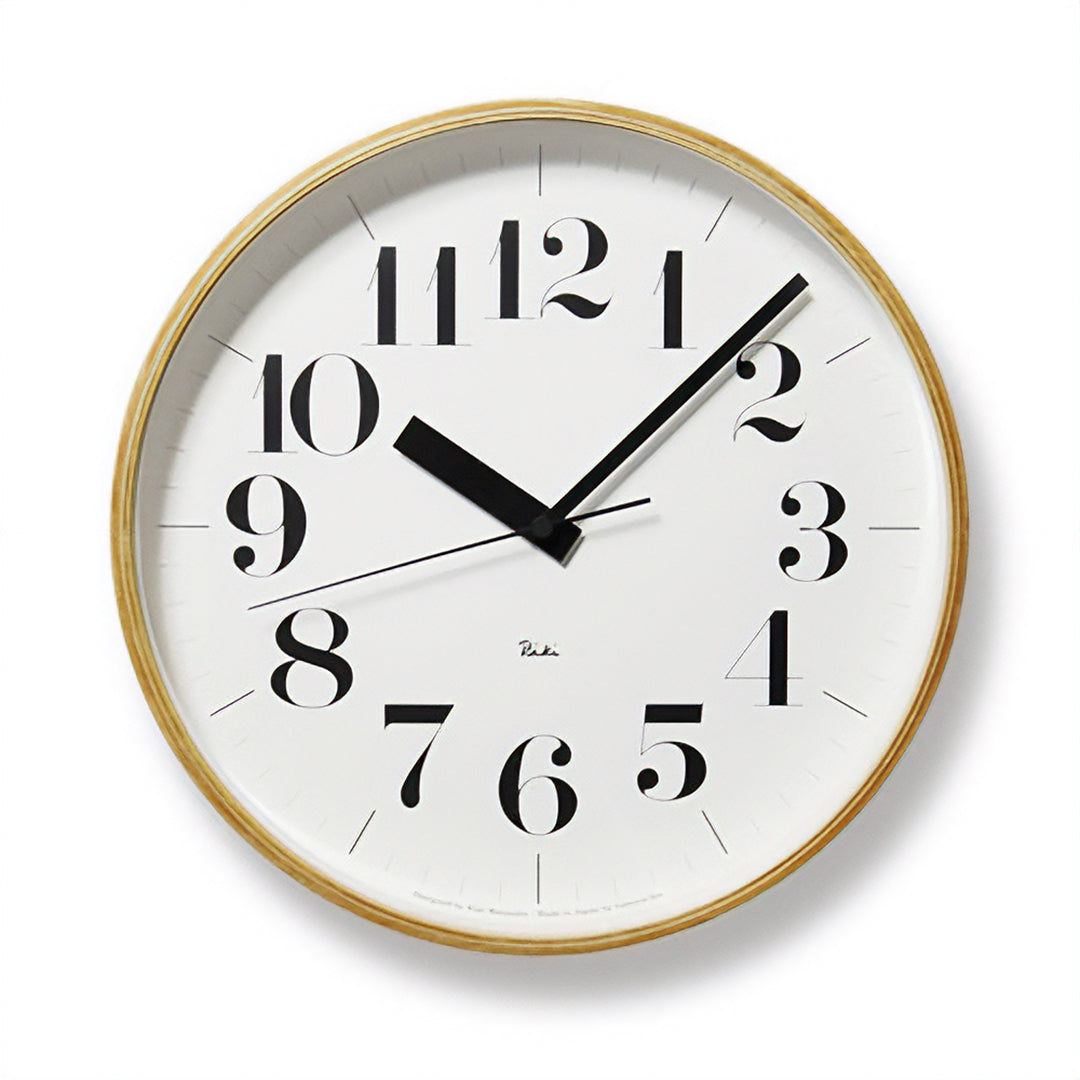 RIKI CLOCK RC 太字 プライウッド Φ305mm - YAMAGIWA OnlineStore