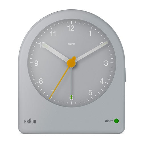【廃番】BRAUN(ブラウン)置時計 BC22 78mm グレー