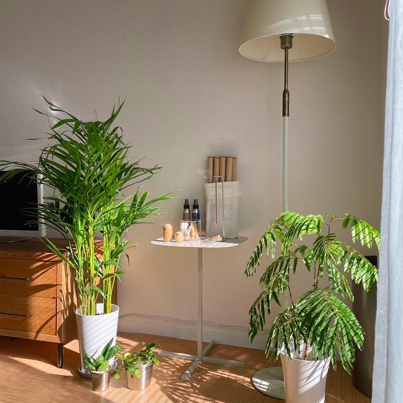 SOLID STEEL TABLE ライトグレー H500mm