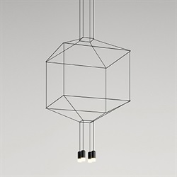 【 OUTLET 】VIBIA（ヴィビア）ペンダント照明 ワイヤーフロー SQUARE 0310(電源別)【要電気工事】