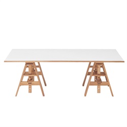 zanotta（ザノッタ）ダイニングテーブル 「Leonardo（レオナルド）」 W2000 × D1000mm ホワイト【受注品】