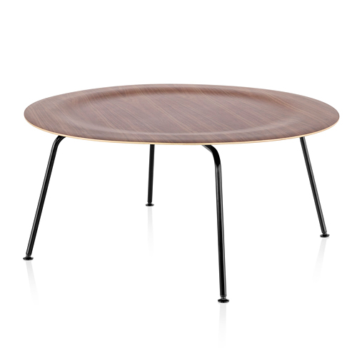 【廃番】Herman Miller（ハーマンミラー）Eames Plywood Coffee Table スチールベース/ブラック/ウォールナット【取寄品】商品画像