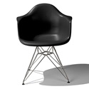 【予約注文】Herman Miller（ハーマンミラー）Eames Shell Chair / Armchair（DAR）ブラック