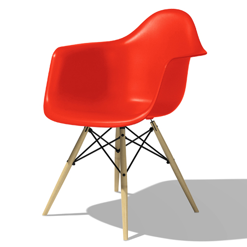 Herman Miller（ハーマンミラー）Eames Shell Chair / Armchair（DAW）レッド【取寄品】商品画像