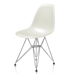 Herman Miller（ハーマンミラー）サイドチェア Eames Shell Chair / Side Chair（DSR）トリバレントクローム / ホワイト