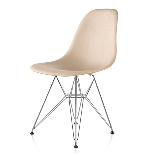 【廃番】Herman Miller（ハーマンミラー）Eames Wood Chair ワイヤーベース/クローム/ホワイトアッシュ【取寄品】商品画像