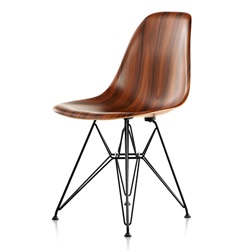 【予約注文】Herman Miller（ハーマンミラー）Eames Wood Chair ワイヤーベース/ブラック/サントスパリサンダー【取寄品】