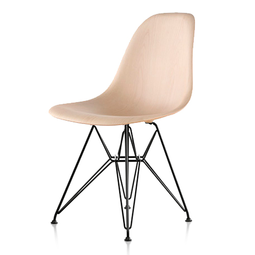 【入荷未定】Herman Miller（ハーマンミラー）Eames Wood Chair ワイヤーベース/ブラック/ホワイトアッシュ【取寄品】商品画像