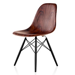 【廃番】Herman Miller（ハーマンミラー）Eames Wood Chair ダウェルベース/サントスパリサンダー【取寄品】