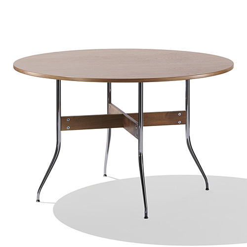 【廃番】Herman Miller（ハーマンミラー）Nelson Swag Leg Group Dining Table 丸型/ウォールナットトップ【取寄品】商品画像