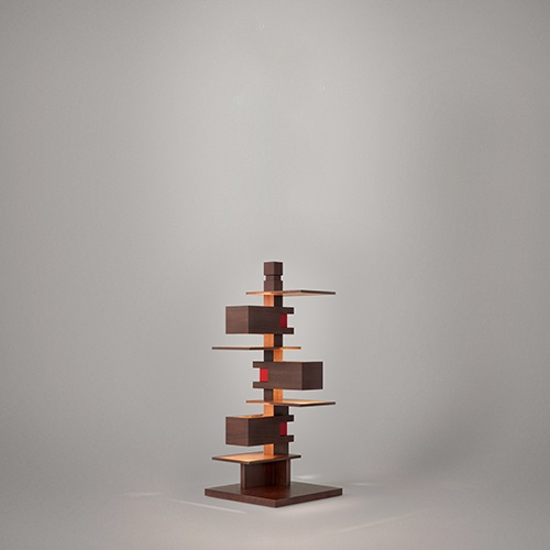 【即納】Frank Lloyd Wright（フランクロイドライト）テーブル照明 TALIESIN 4（タリアセン） ウォルナット商品サムネイル