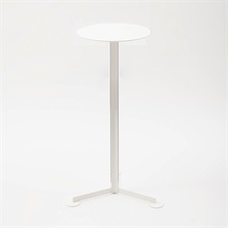 DANESE（ダネーゼ）調整式サイドテーブル Familia（ファミリア）シングルテーブル H100cm ホワイト
