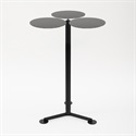 DANESE（ダネーゼ）調整式サイドテーブル Familia（ファミリア）３連テーブル H100cm ブラック