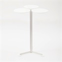 DANESE（ダネーゼ）調整式サイドテーブル Familia（ファミリア）３連テーブル H100cm ホワイト