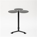 DANESE（ダネーゼ）調整式サイドテーブル Familia（ファミリア）３連テーブル H70cm ブラック