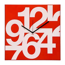 【クリックでお店のこの商品のページへ】NAVA design(ナヴァ・デザイン)「Time square numeri soft」オレンジ[461TIMENSA]