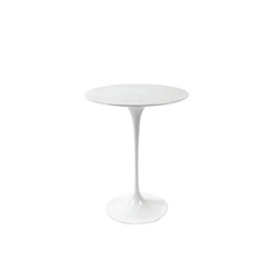 Knoll（ノル） Saarinen Collection ローテーブル Φ410mm ホワイト × ホワイトラミネート