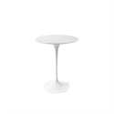 Knoll（ノル） Saarinen Collection ローテーブル Φ410mm ホワイト × ホワイトラミネート