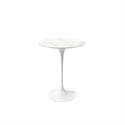 Knoll（ノル） Saarinen Collection ローテーブル Φ410mm ホワイト × アラベスカート