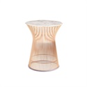 Knoll（ノル） Platner Collection ハイテーブル Φ400mm メタリックブロンズ × アラベスカート