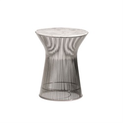 Knoll（ノル） Platner Collection ハイテーブル Φ400mm クローム × アラベスカート