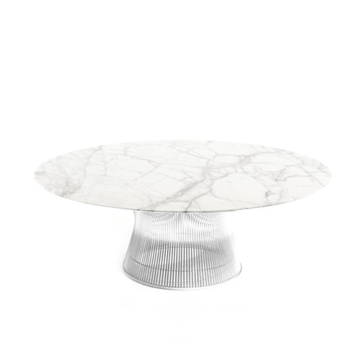 Knoll（ノル） Platner Collection ローテーブル Φ915mm クローム × アラベスカート商品画像